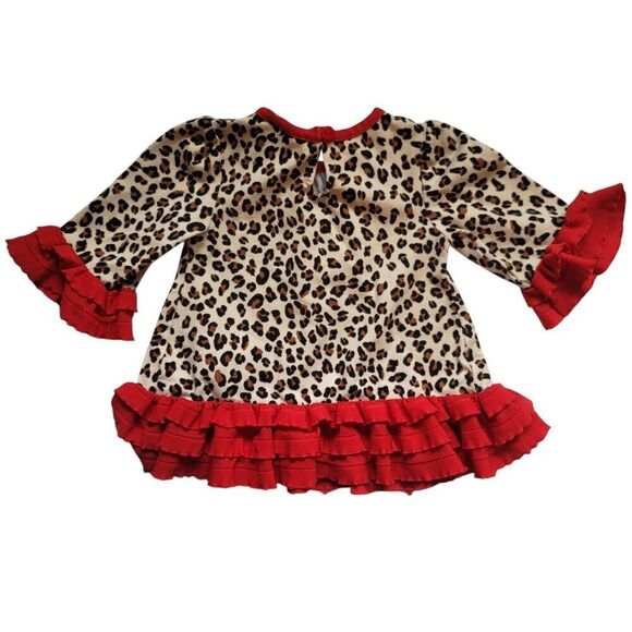 Rare Edition Leopard Print Dress 3 Months - Picture 3 of 5
